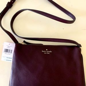 Kate Spade Jackson Gussett Leather Crossbody